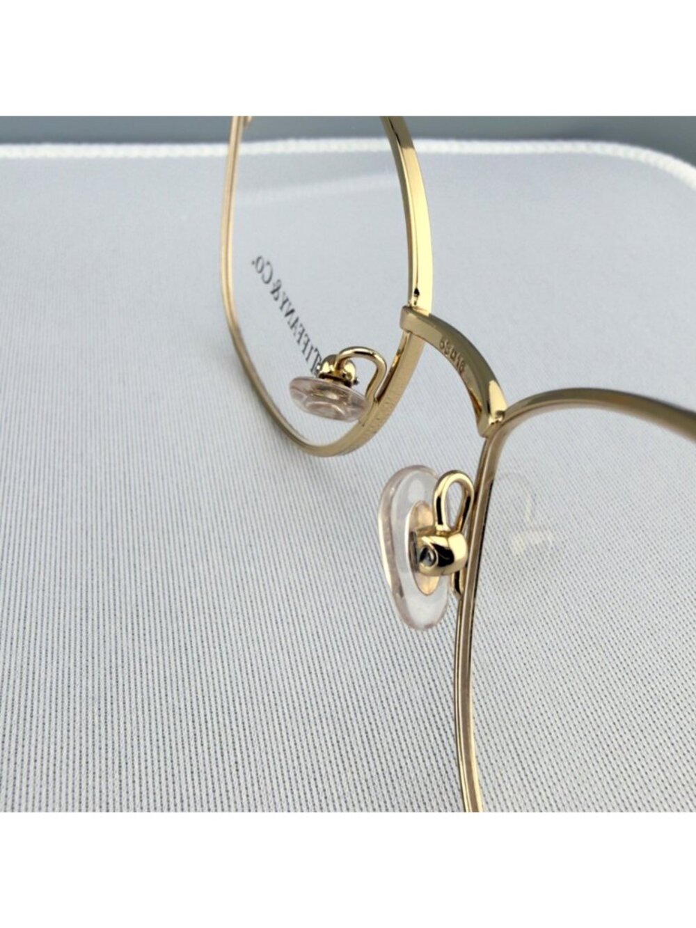 Tiffany & Co. Eyeglasses Frames TF 1136 6133 Gold Grey 53-16-140 - Picture 9 of 10